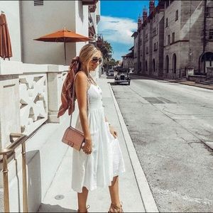 Floorlength White Dress